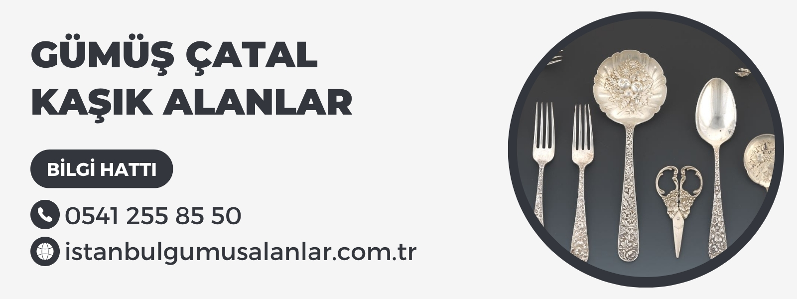 Gümüş Çatal Kaşık Alanlar