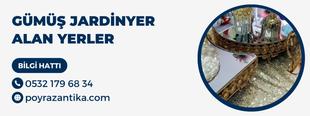 Gümüş Jardinyer Alan Yerler