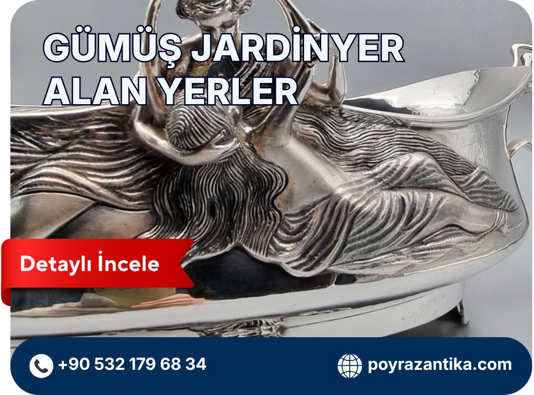 Gümüş Jardinyer Alan Yerler