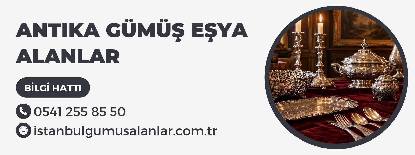 Antika Gümüş Eşya Alanlar