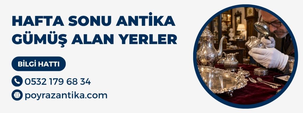 Hafta Sonu Antika Gümüş Alan Yerler